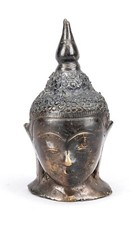 Bronze-Buddhakopf |