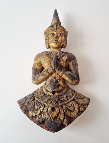 Schöne antike holzfigur - antike,