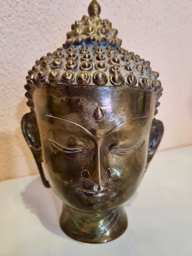 Antike buddha kopf bronze - antike,