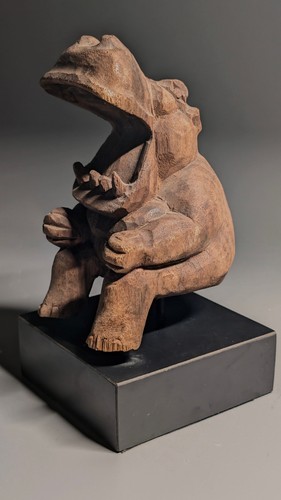 Alte handgeschnitzte holzfigur - alte,