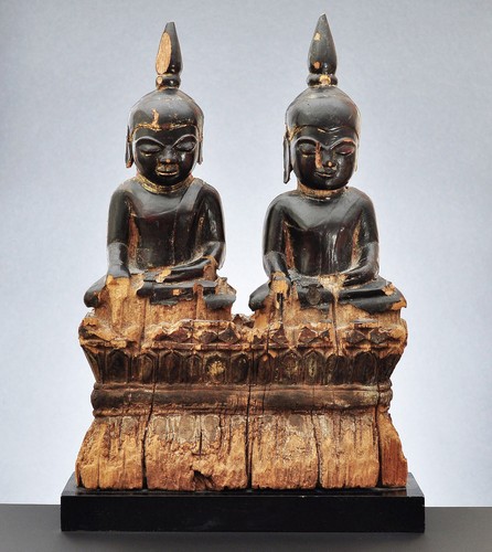 Rare statue two seated - statue,