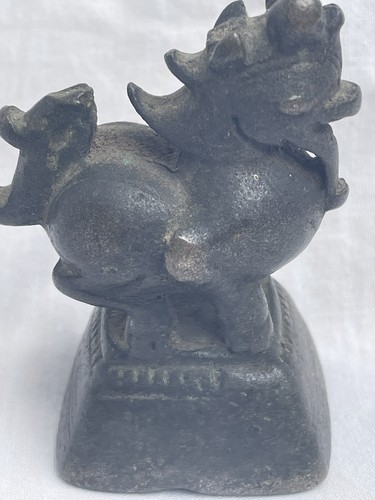 Antikes opiumgewicht bronze - antikes,