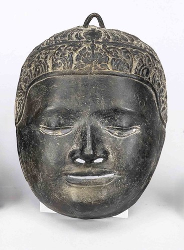 Buddha maske bronze 1900 - bronze,,