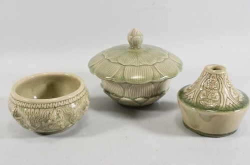 Thai celadon keramiken - thai,