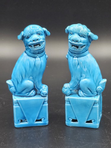 Paar vintage foo dogs - dogs, –