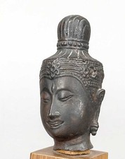 Bronzekopf / Buddha, 19.Jh