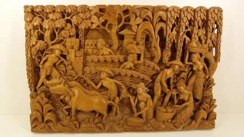Schnitzarbeit aus asien - aus,