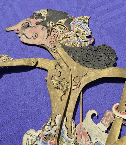 Antike wayang schattenfigur - antike,