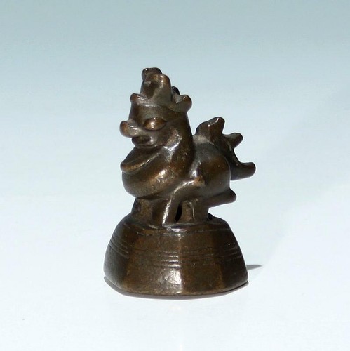 Altes bronze opiumgewicht - bronze, 162