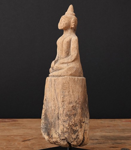 Teak wood figure the - wood, of