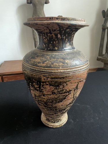 Khmer vase keramik - vase, keramik,